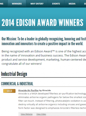 Giải vàng Edison Award 2014